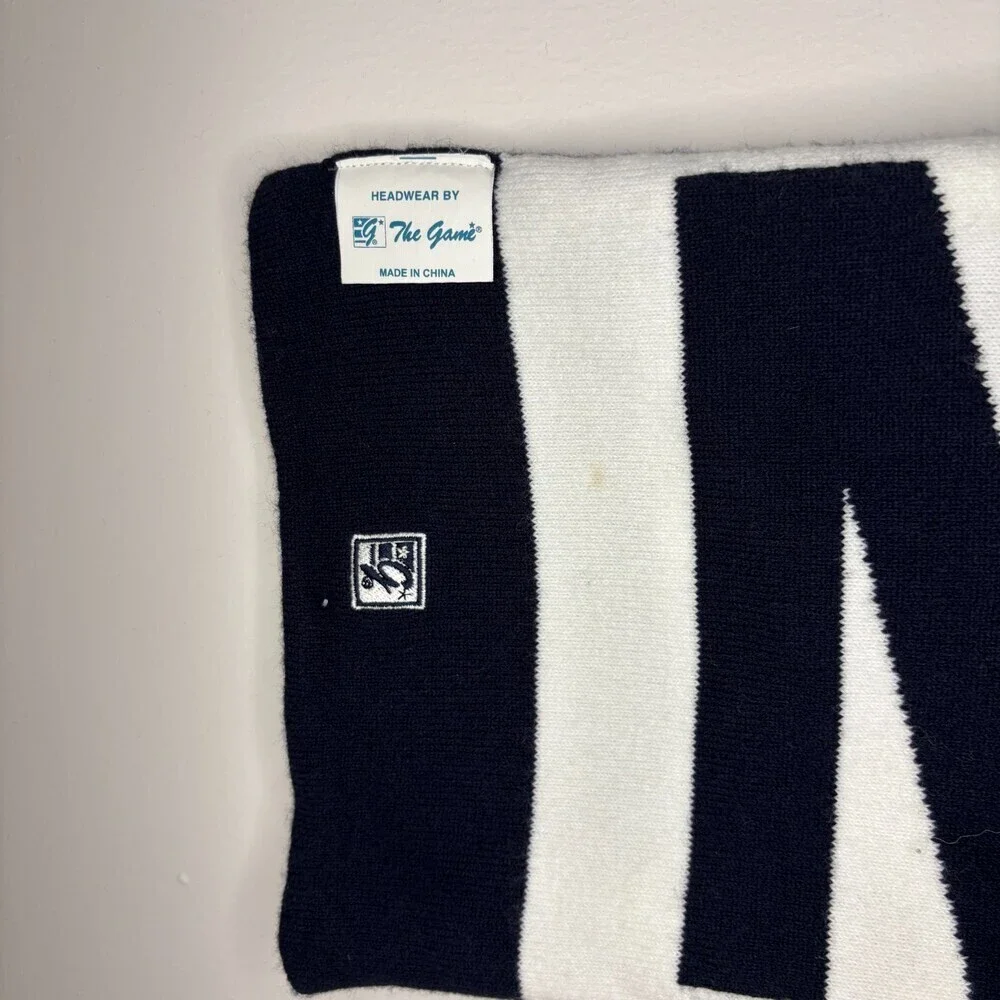 PENN STATE Knit Scarf Nittany Lions Blue and White We Are